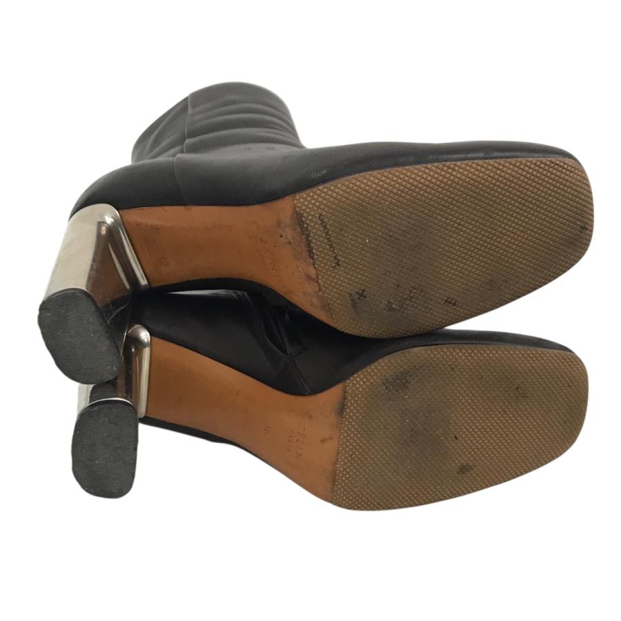 CELINE セリーヌ フィービー期 ショートブーツ メタルヒール ブラック 黒 CELINE（セリーヌ） フィービー期 メタルヒール ショートブーツ