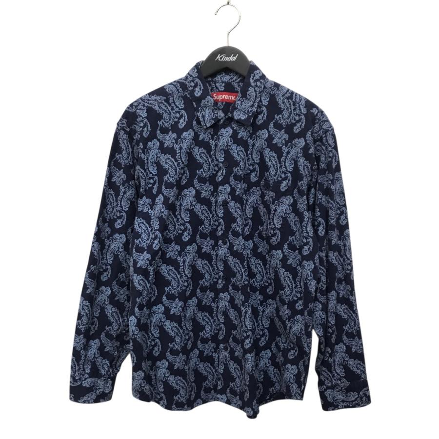 トップス Supreme 24AW Paisley Flannel Shirt Supreme シュプリーム 24AW Paisley Flannel Shirt シャツ ブルー