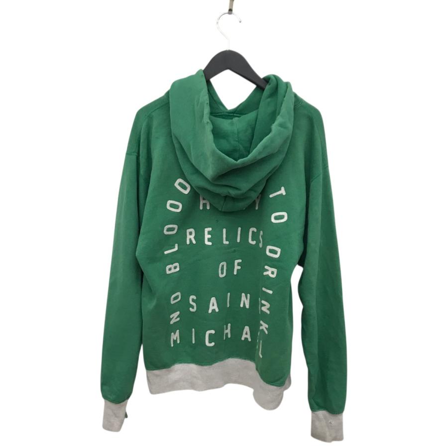 SAINT MICHAELセントマイケルパーカーグリーン 22SS 値下げ】SAINT MICHAEL パーカー SM-S22-0000-041 グリーン サイズ：M