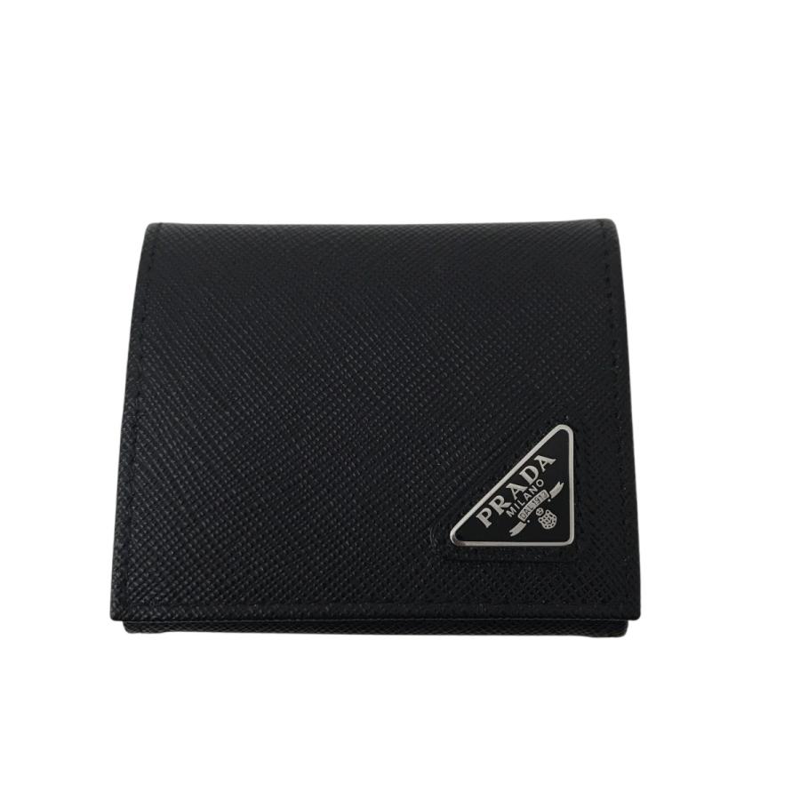 ☆未使用品☆PRADA サフィアーノ ケース トライアングルロゴ 黒 PRADA（プラダ） サフィアーノトライアングルロゴ コインケース 2MM935