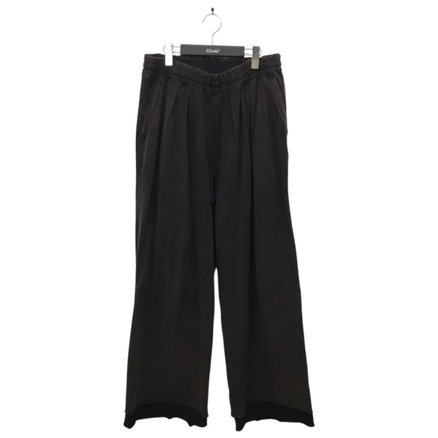 アンセルム ANCELLM FADED DRAPE WIDE EASY CUT SLACKS パンツ ANC