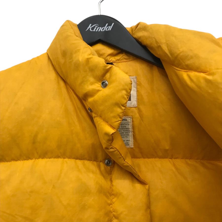 THE NORTH FACE（ザ ノースフェイス） 茶タグ ダウンベスト イエロー