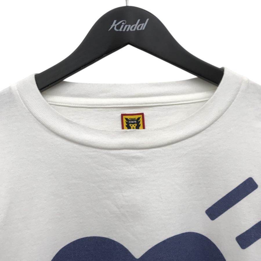 HUMAN MADE ホワイト長袖カットソー美品です 美品]HUMAN MADE 長袖Tシャツ ホワイト Sサイズ 美品HUMAN MADE