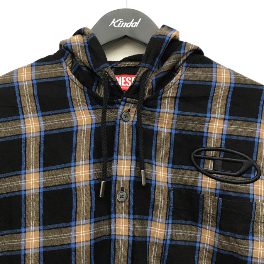 DIESEL（ディーゼル） DIESEL S-DEWNY-HOOD-AJFI フード付き チェック
