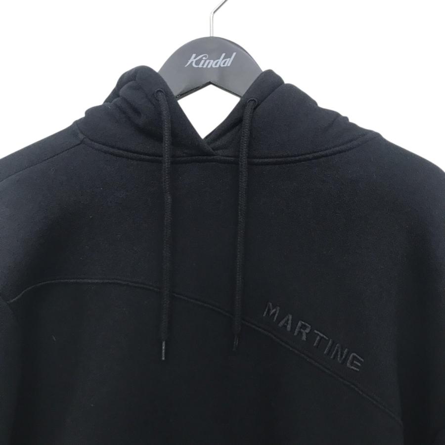 Martine Rose 変形パーカー Martine Rose logo-print Hoodie | Grey | FARFETCH