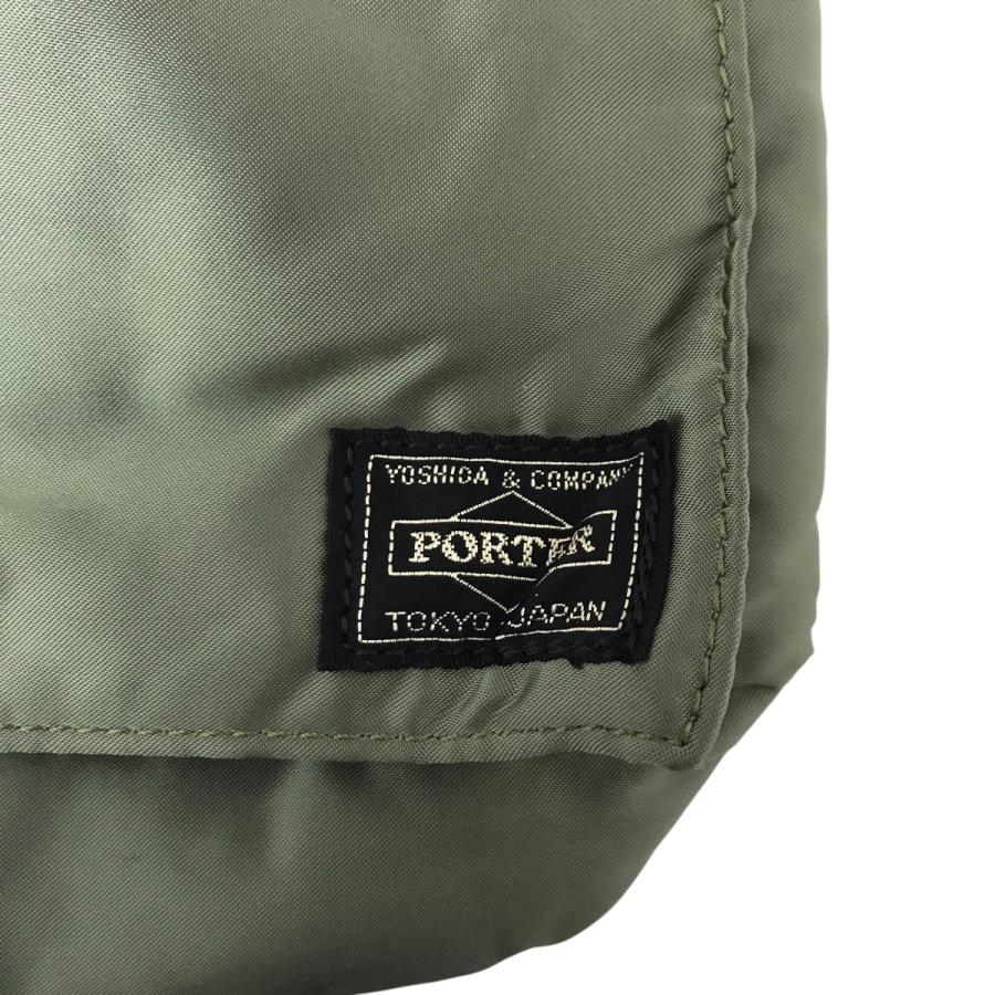 90 美品　ポーター　タンカー　ヘルメットバッグ　トートバッグ　カーキ PORTER 【値下げ】PORTER TANKER HELMETBAG L トートバッグ カーキ