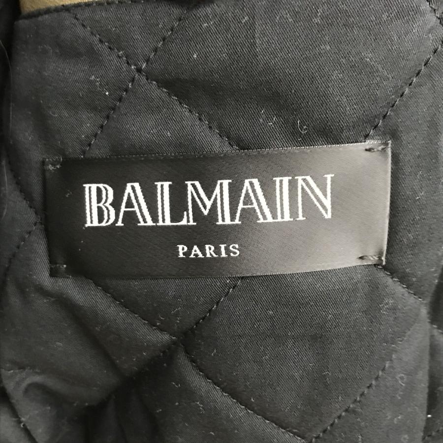 BALMAIN（バルマン） ライダースジャケット ブラウン サイズ：46