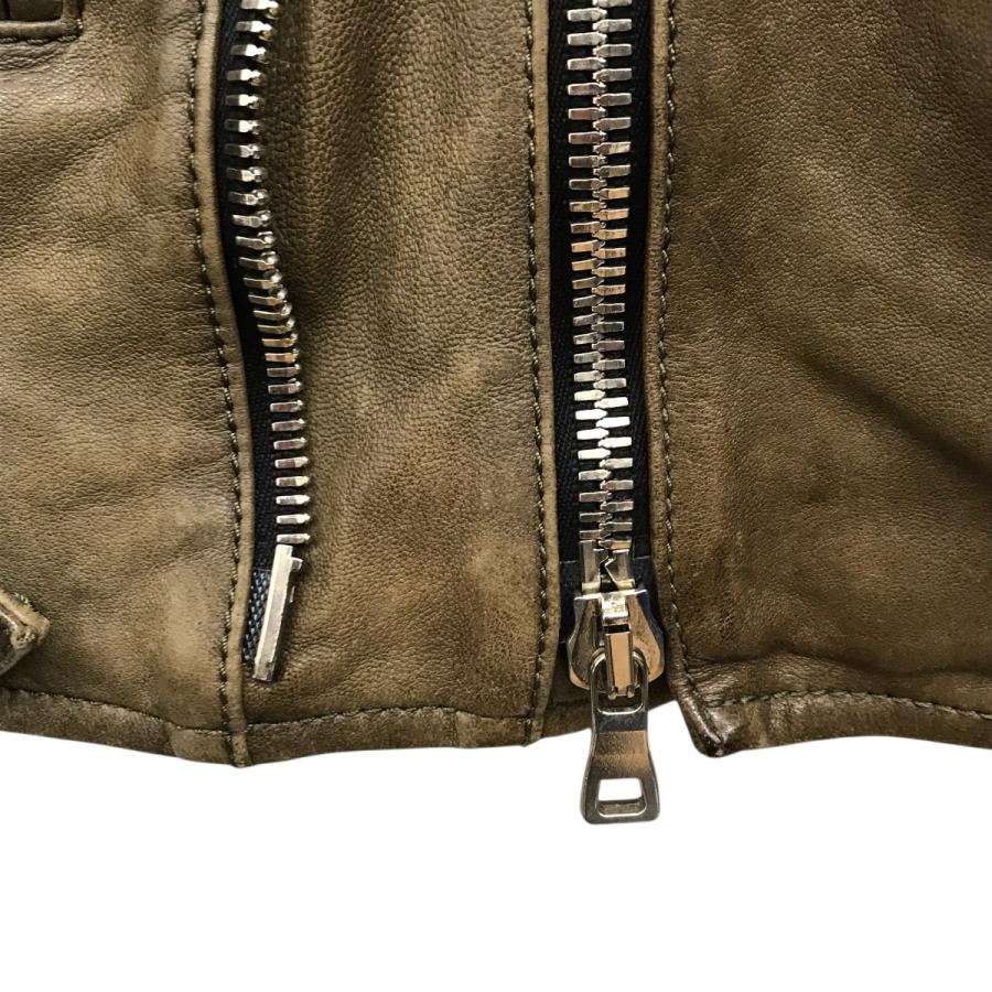 BALMAIN（バルマン） ライダースジャケット ブラウン サイズ：46