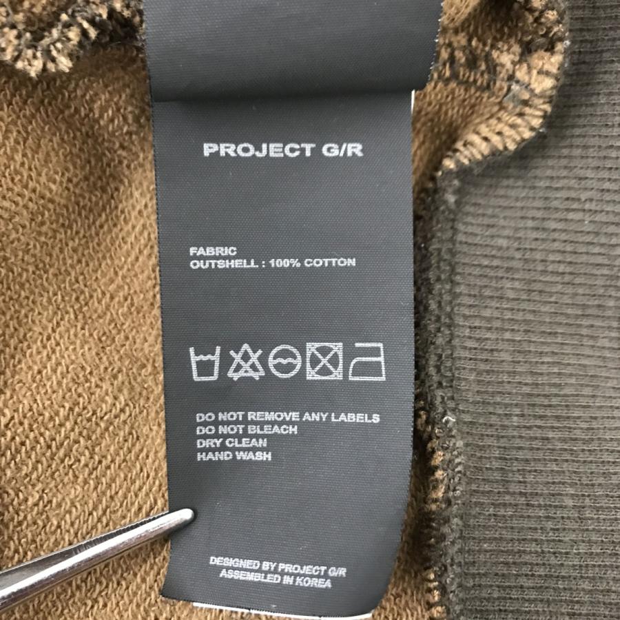 【値下げ】PROJECT G／R ZYGON ZIP HOODIE ジップパーカー PG24FWMH03-EXCLUSIVE ダークグリーン サイズ：_6