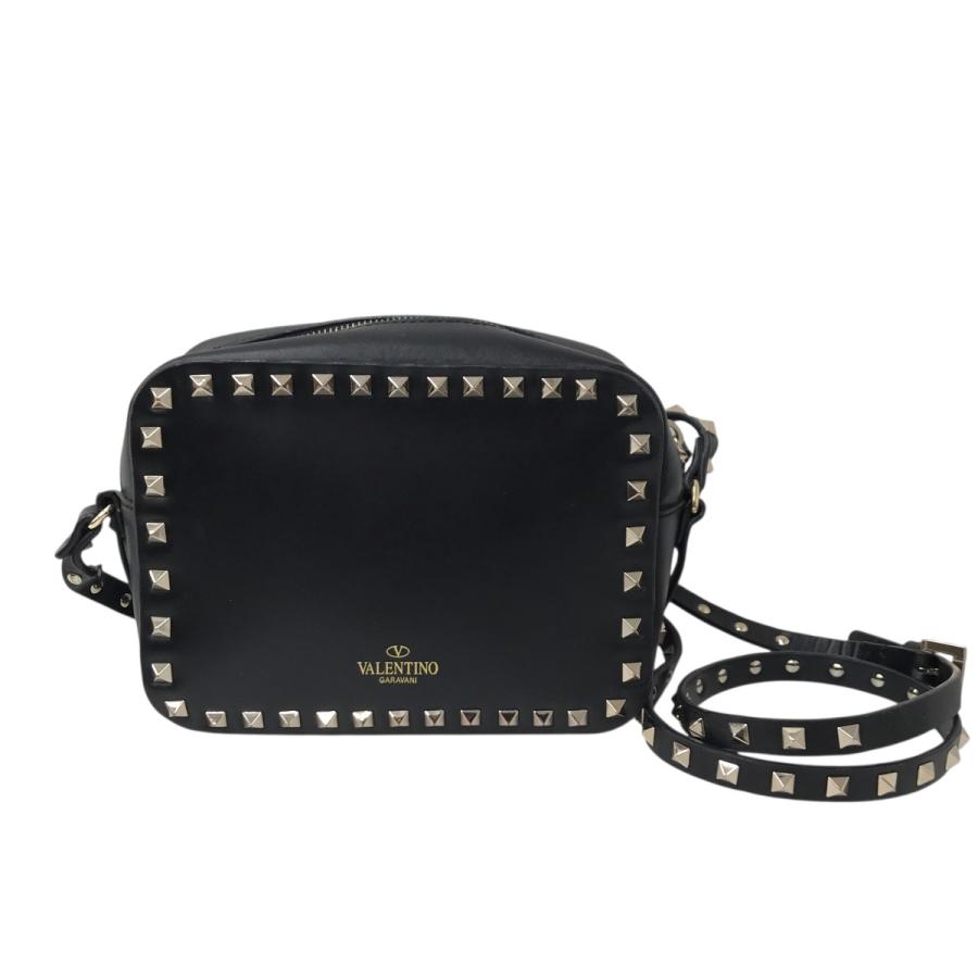 ☺美品☺ VALENTINO ロックスタッズ ショルダーバッグ 楽天市場】ヴァレンティノ ショルダーバッグ スタッズサイン ブラック