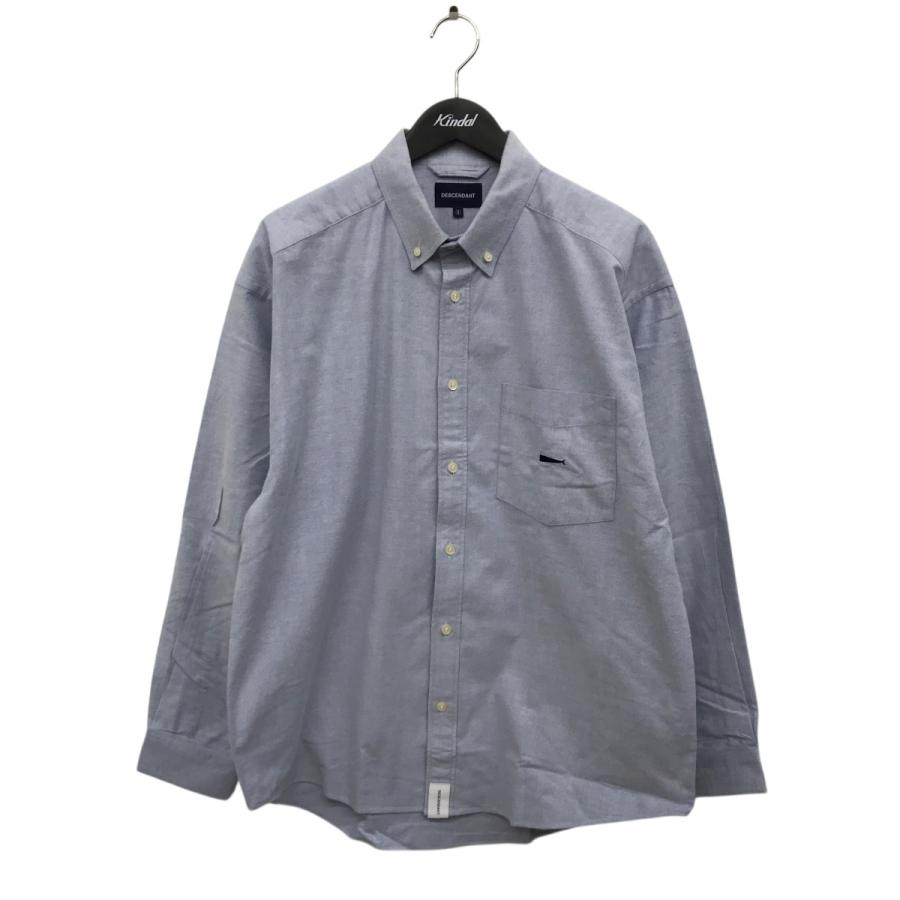 DESCENDANT ディセンダント ポケットシャツ スカイブルー サイズ：2