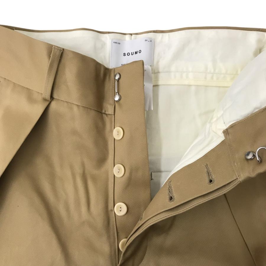 SOUMO ビックタックチノ Beige サイズ3 BIG TUCK CHINO | hazy