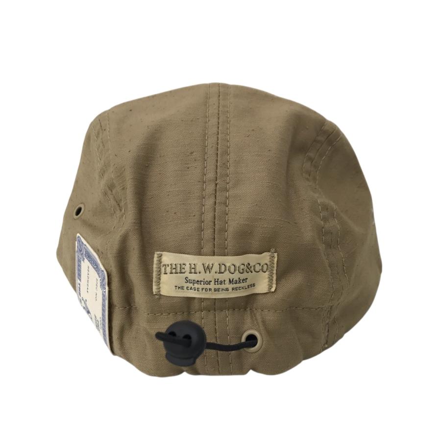 【ビーガン対応】 🌼 THE H．W．DOG＆CO スナップバックキャップ D-00966 ベージュ サイズ：FREE