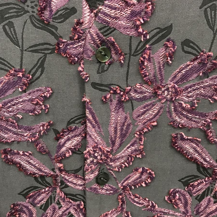 ド*ん様 Needles V Neck Shirt - Flower Cut J Needles（ニードルス） 【値下げ】Needles V Neck Shirt Flower Cut jq