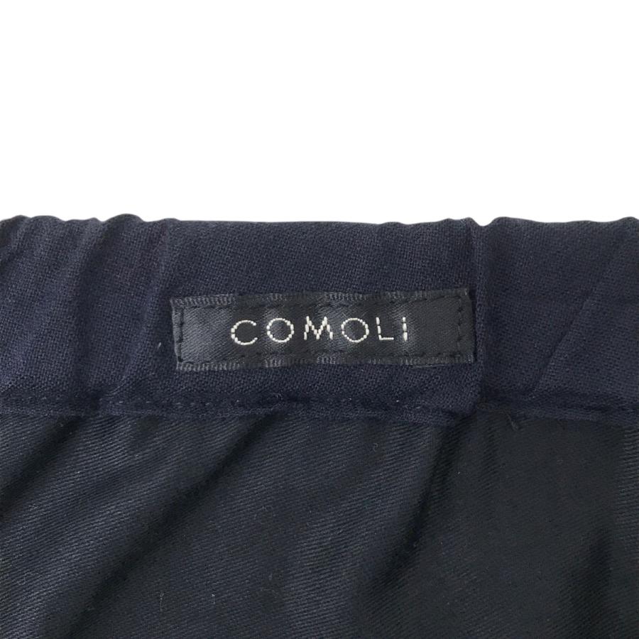 COMOLI（コモリ） ウール ニータック パンツ Z01-03016 ネイビー