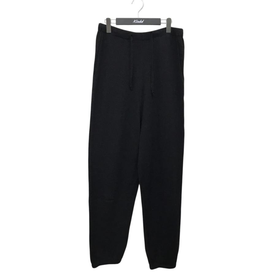 COMOLI（コモリ） ニットパンツ Z01-06009 ブラック サイズ：3