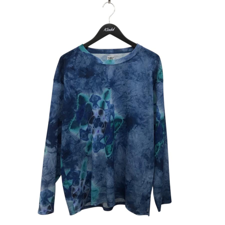 South2 West8 ネイビー メッシュカットソー S South2West8 ネイビー メッシュ 長袖カットソー South2 West8 ネイビー