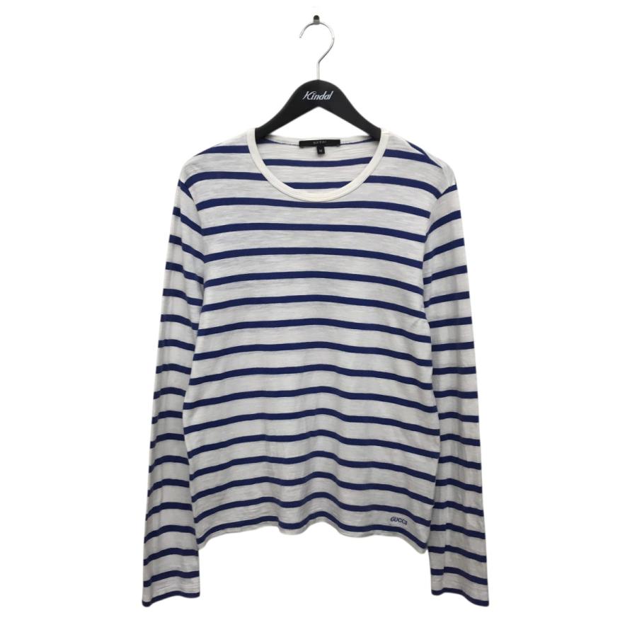 GUCCI グッチ ボーダー アンカー ロゴ カットソー サイズ S GUCCI