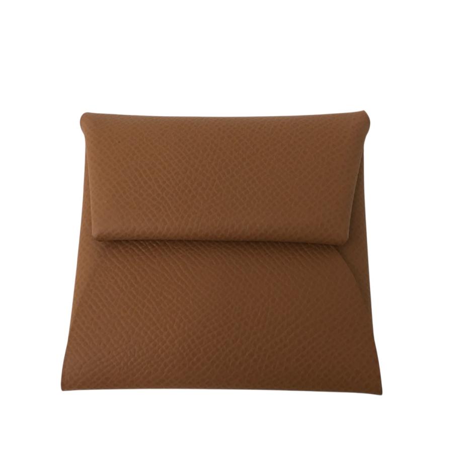 HERMES（エルメス） バスティア W刻印 コインケース キャメル