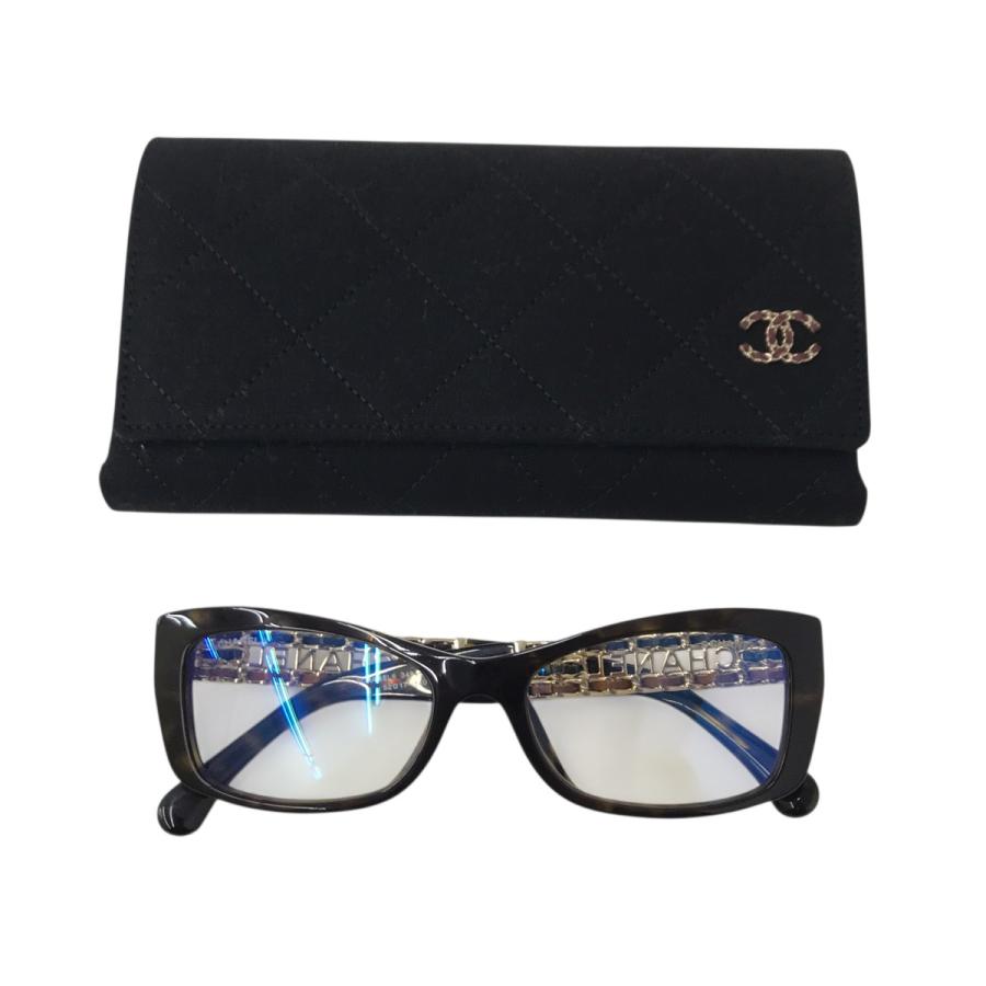 CHANEL（シャネル） レクタングル シェイプ 眼鏡 3484-S-A ブラウン