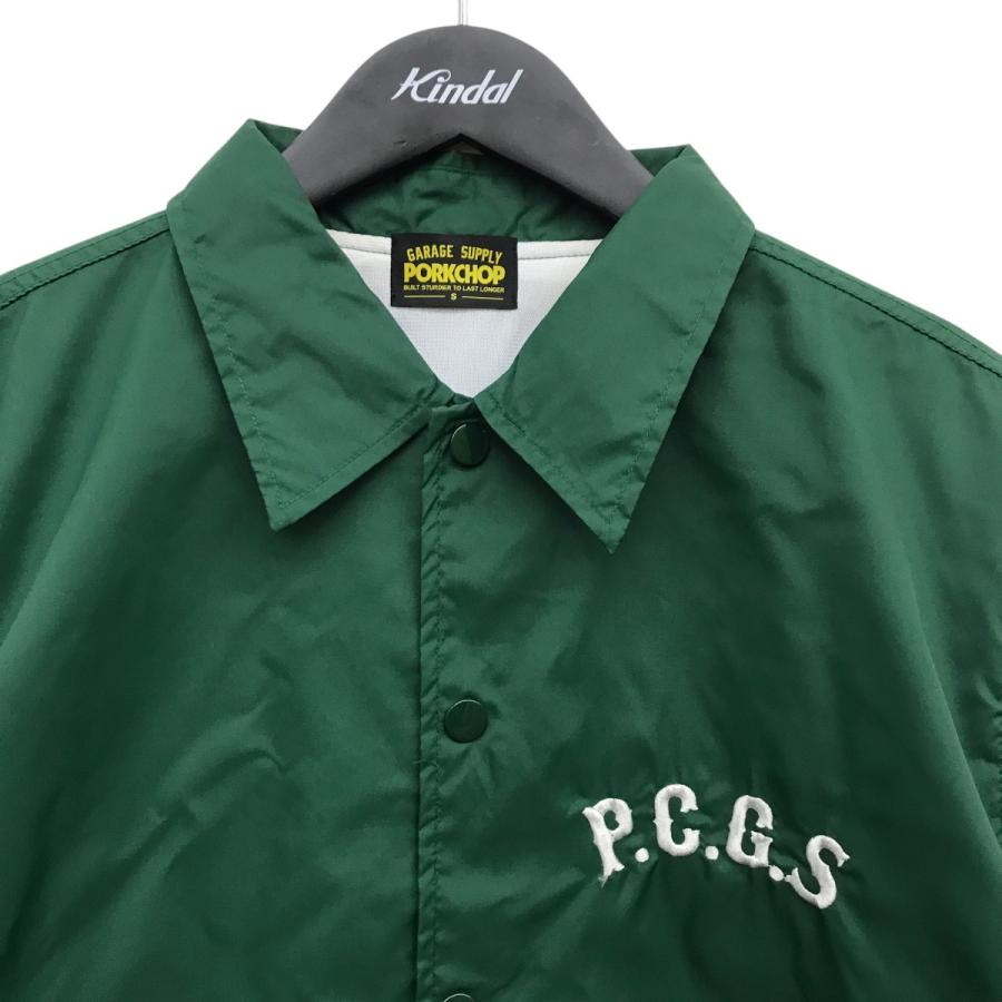 ポークチョップ PORKCHOP コーチジャケット グリーン サイズ：S