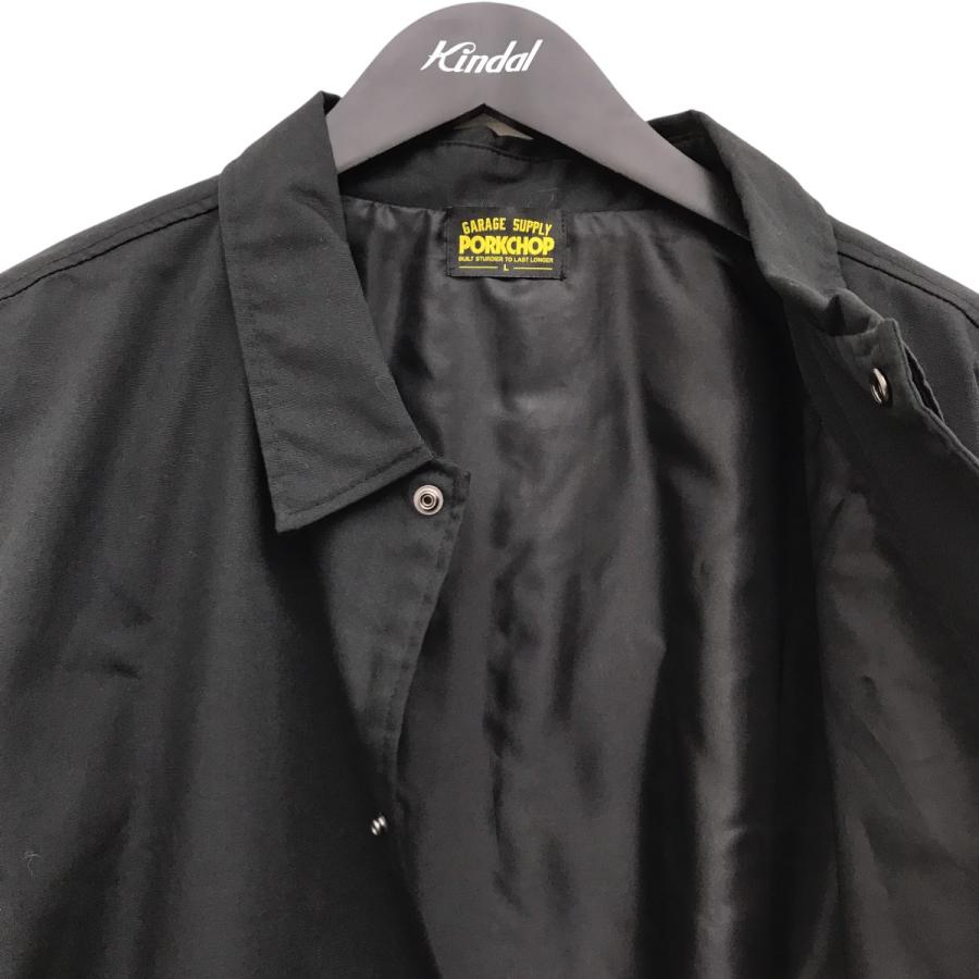 Porkchop Garage Supply コーチジャケット ブラックL 値下げ】PORKCHOP GARAGE SUPPLY コーチジャケット ブラック サイズ：L