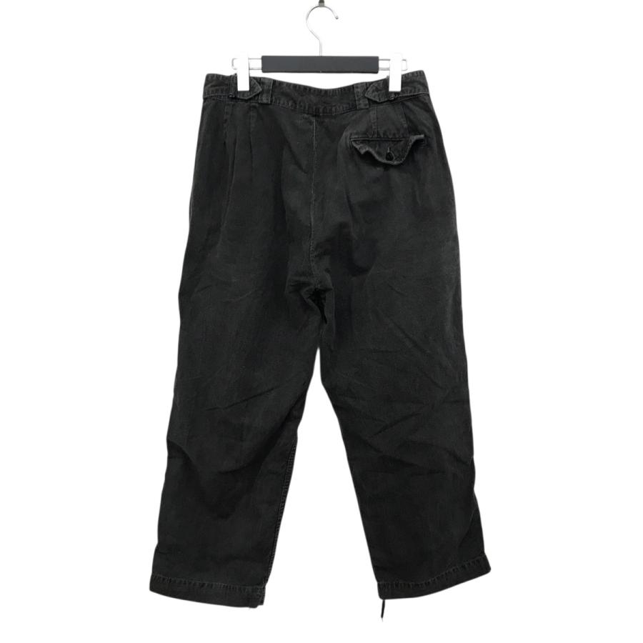 OUTIL ウティ OUTIL PANTALON LIMOGES 染め加工 タックパンツ グレー