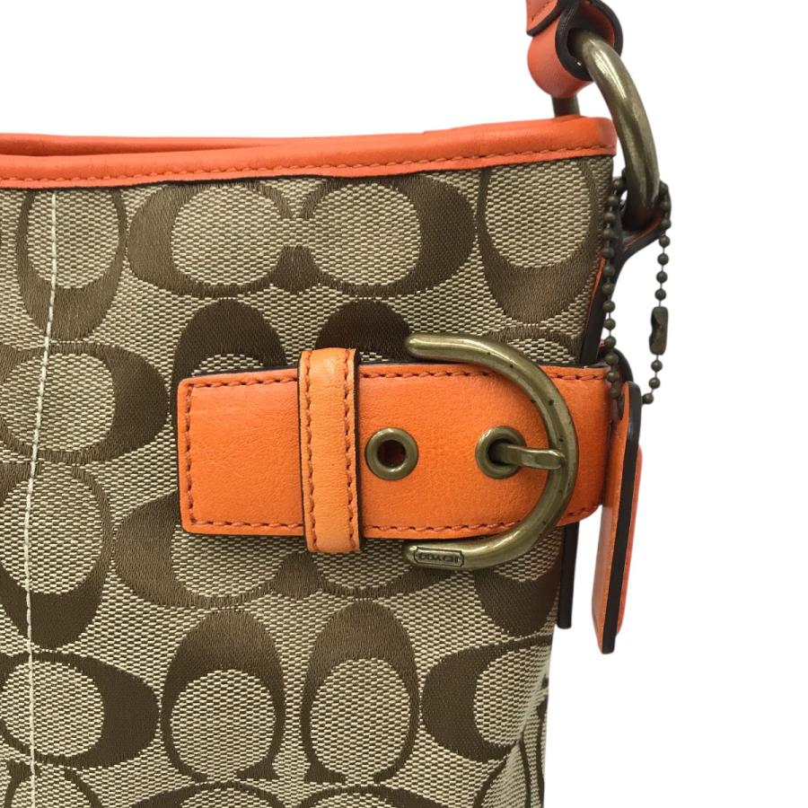 COACH（コーチ） ショルダーバッグ 3577 ベージュ×オレンジ