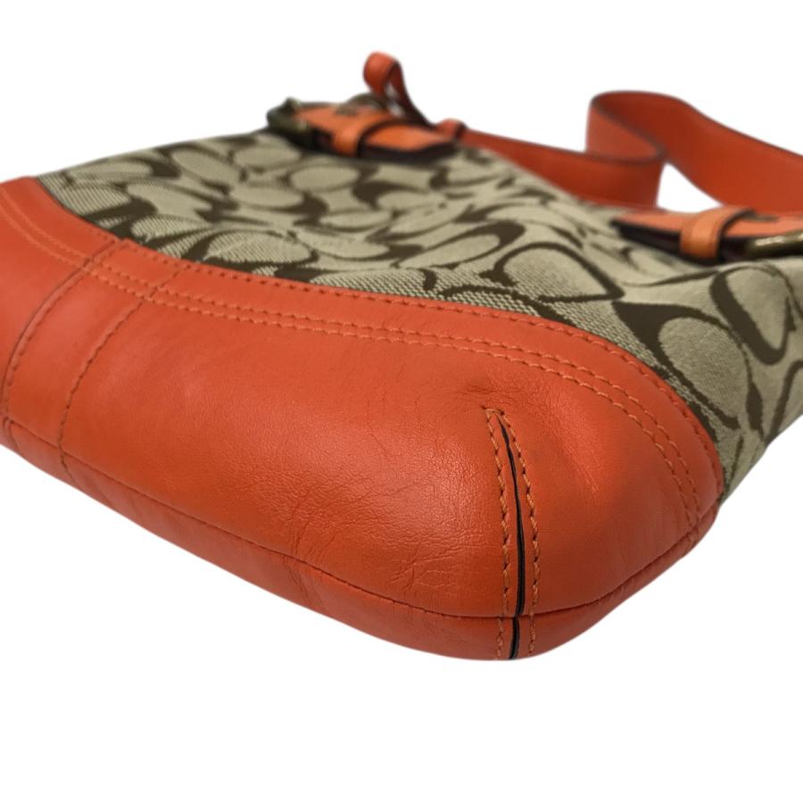 COACH コーチ ショルダーバッグ オレンジ COACH（コーチ） ショルダーバッグ 3577 ベージュ×オレンジ