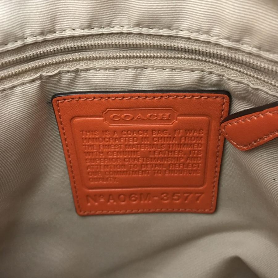 COACH（コーチ） ショルダーバッグ 3577 ベージュ×オレンジ
