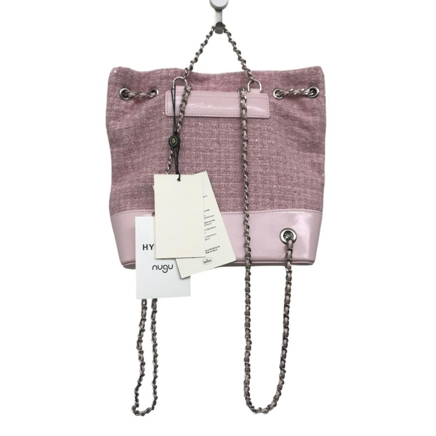 ザ バーネット The Barnnet Mint Tweed Drawstring Chain Backpack