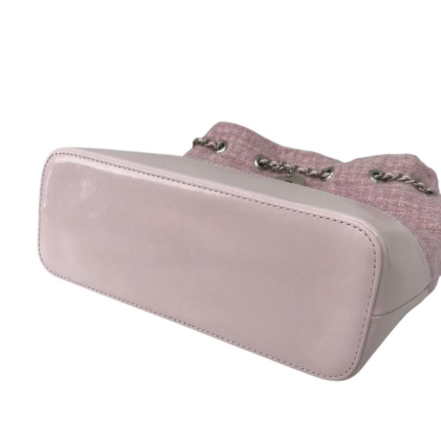 ザ バーネット The Barnnet Mint Tweed Drawstring Chain Backpack