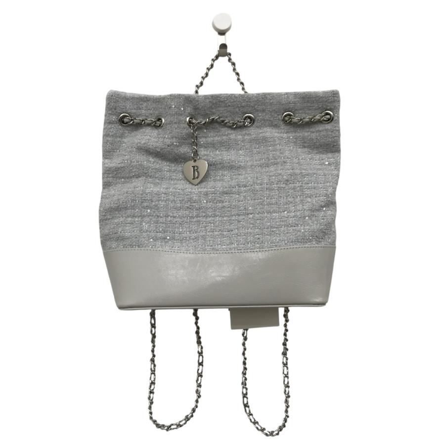 ザ バーネット The Barnnet Tweed Drawstring Chain Backpack