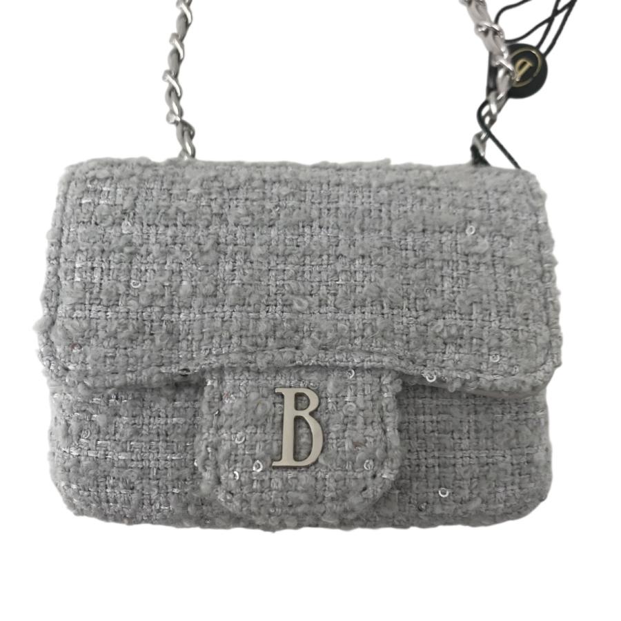 ザ バーネット The Barnnet Mint Tweed Chain Belt Mini Bag