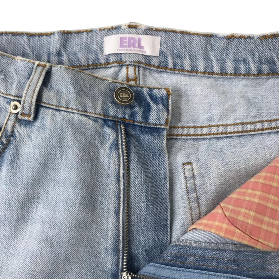 値下げ】ERL 23SS ダメージデニムパンツ インディゴ サイズ：S