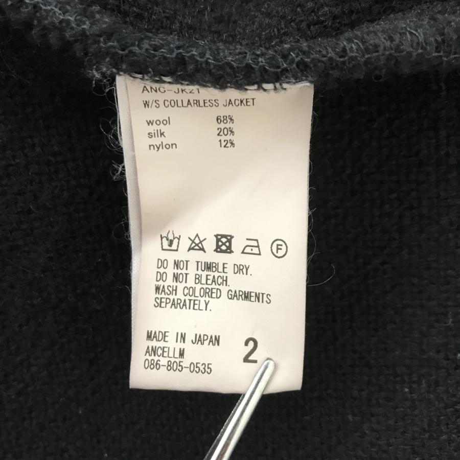 アンセルム ANCELLM W S COLLARLESS JACKET ジャケット ANC-JK21