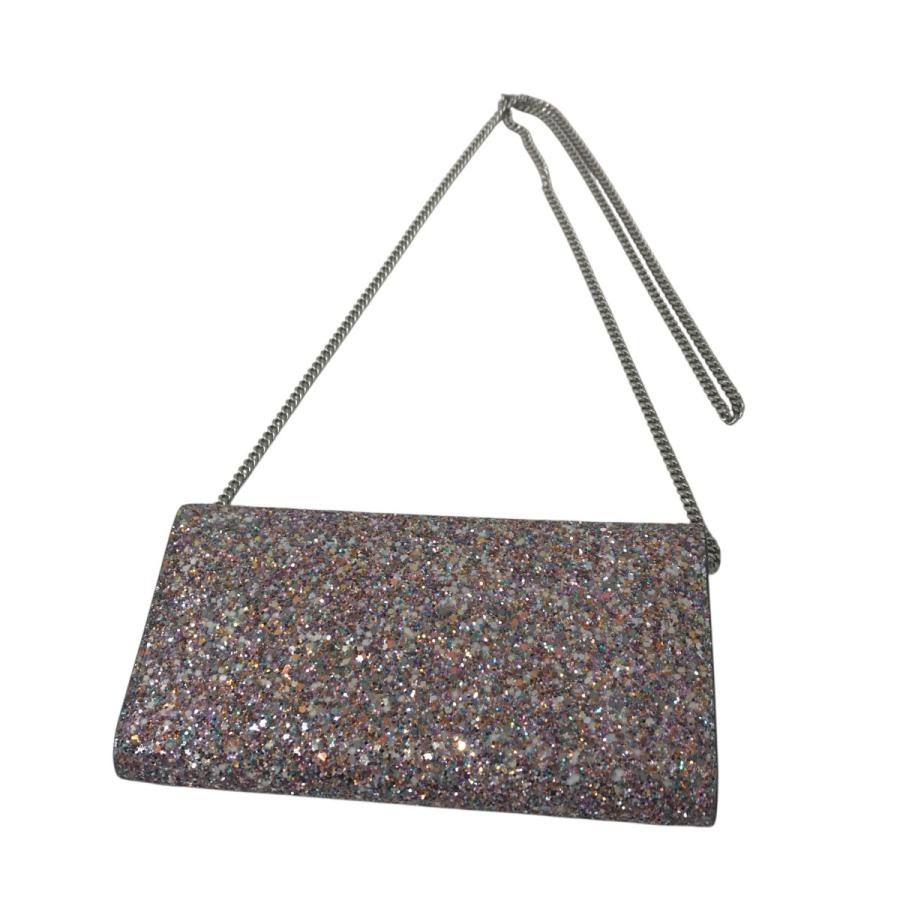 JIMMY CHOO ジミーチュウ グリッター チェーン ショルダーバッグ JIMMY CHOO（ジミーチュウ） グリッター チェーンショルダーバッグ