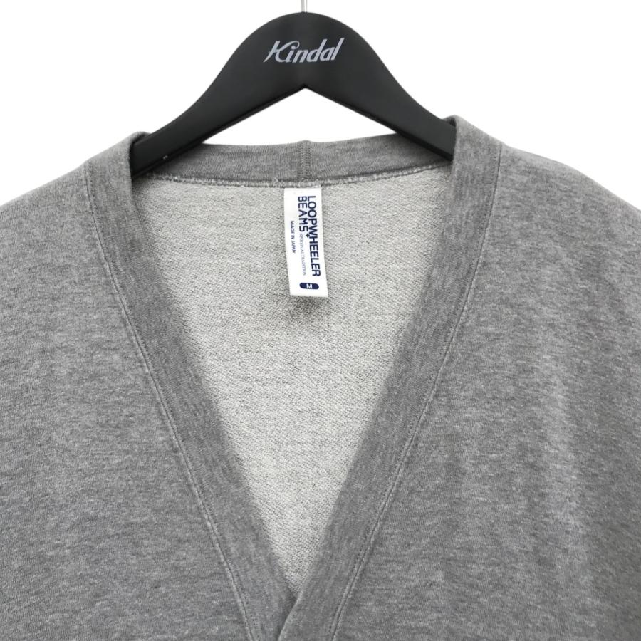 LOOPWHEELER × BEAMS グレー スウェットカーディガン Lサイズ LOOPWHEELER（ループウィラー） LOOPWHEELER×BEAMS+ スウェット
