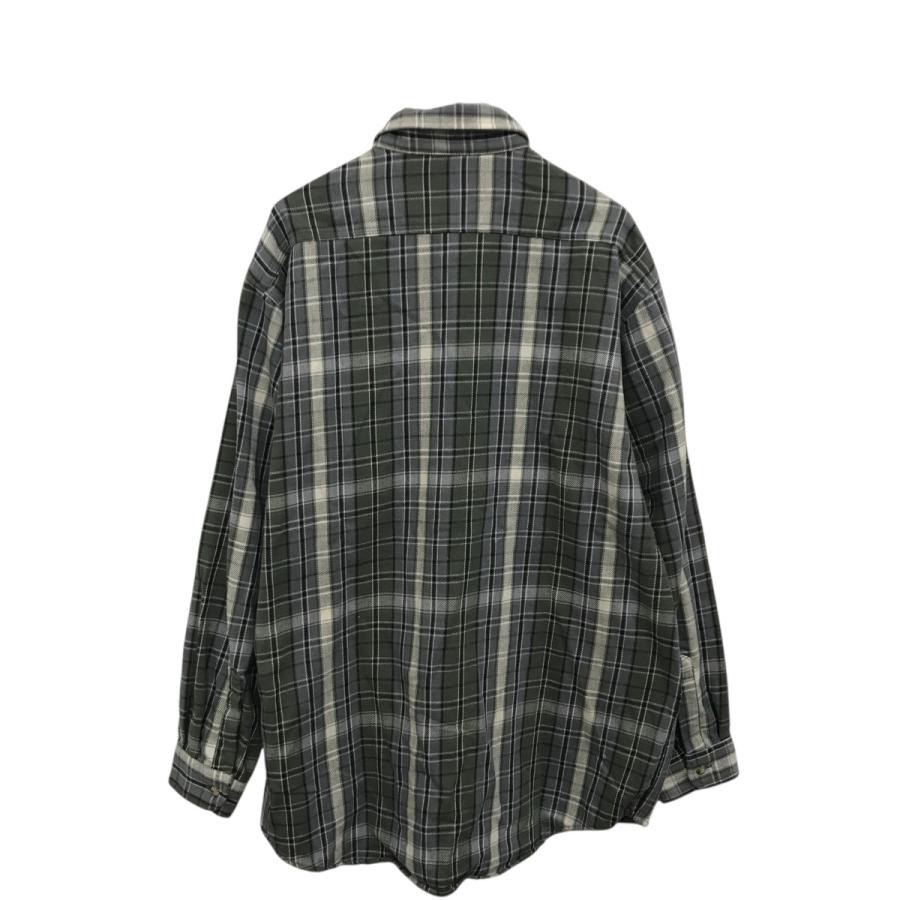 Carhartt（カーハート） チェックネルシャツ S61 カーキ×グレー サイズ