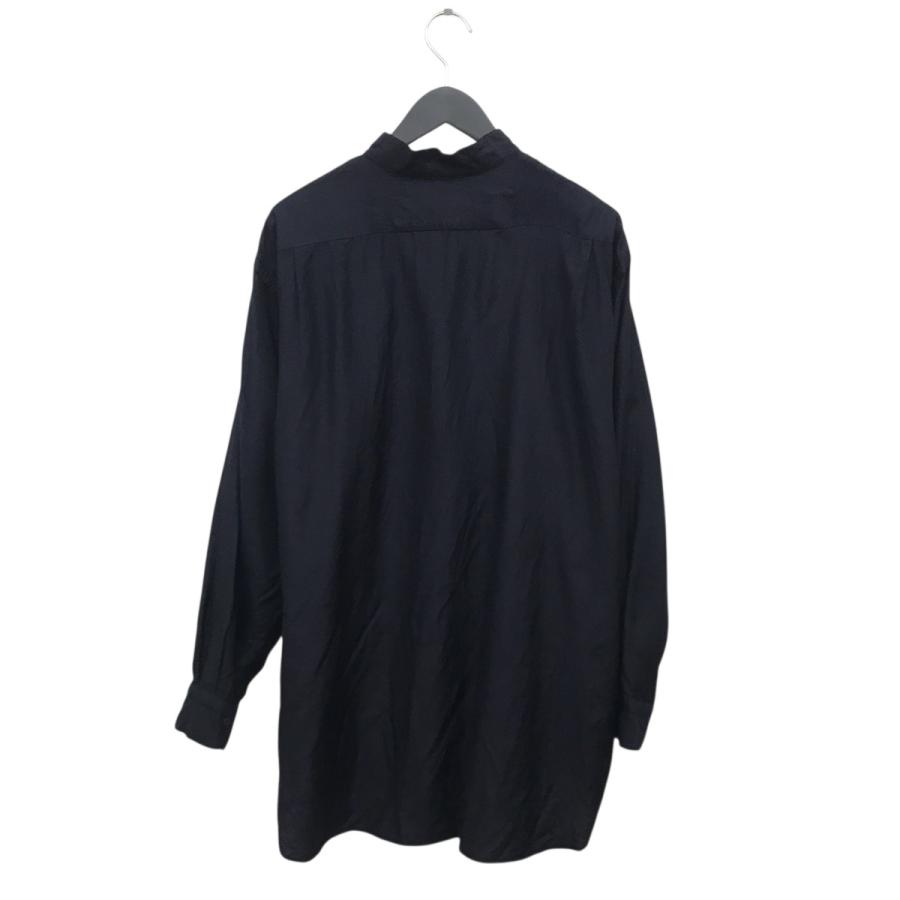 COMOLI（コモリ） ウールシルク プルオーバー ノーカラーシャツ Z01