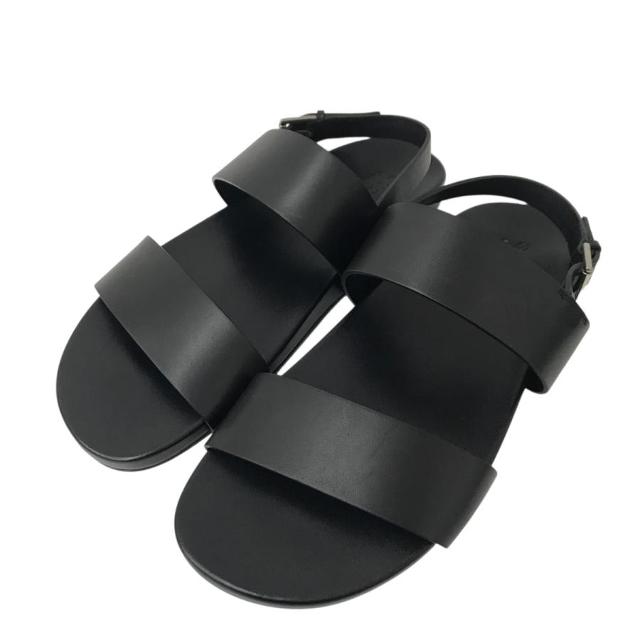 GUCCI（グッチ） レザーサンダル 368499 ブラック サイズ：8