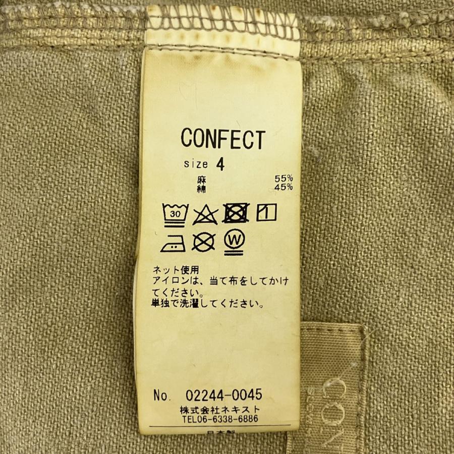 コンフェクト CONFECT コットンリネン ギャバジン ピグメントバイオ