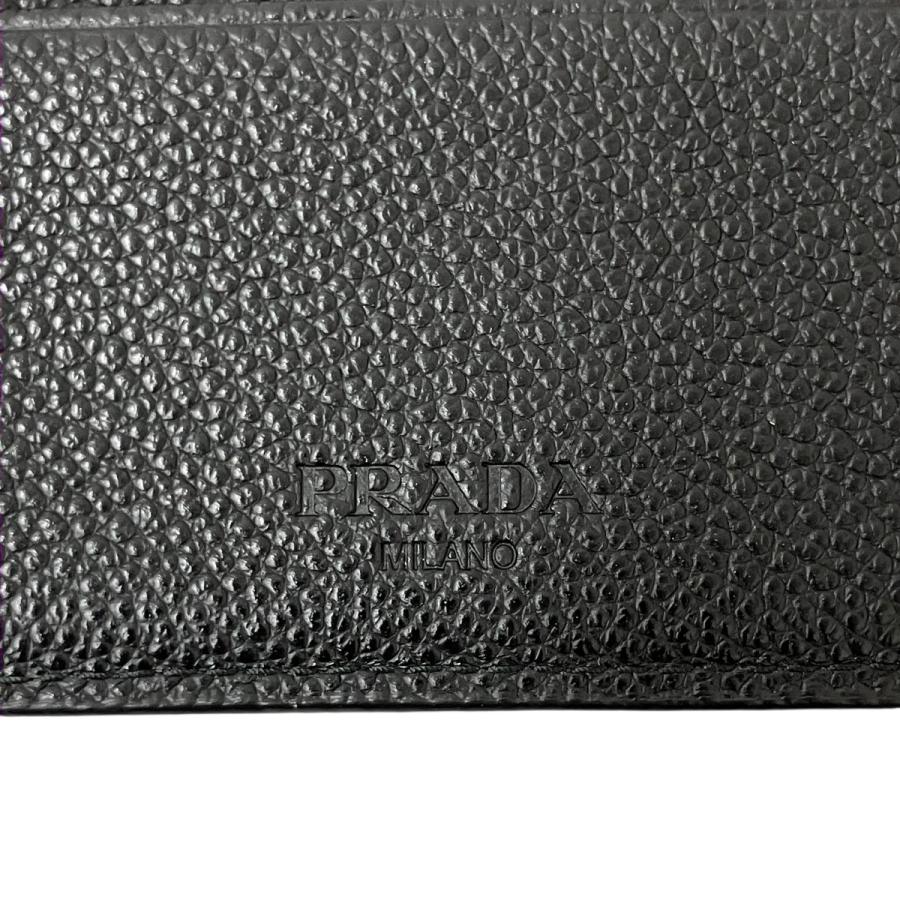 PRADA（プラダ） PRADA 2つ折り財布 2M0738 ブラック : カインドオル
