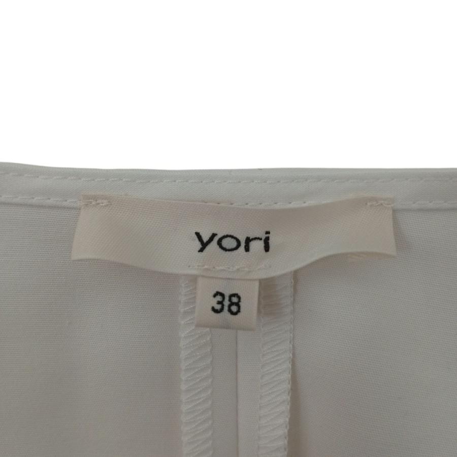 Yori 【値下げ】yori 高密度ストレッチフレア ブラウス YR21-25008SP-2