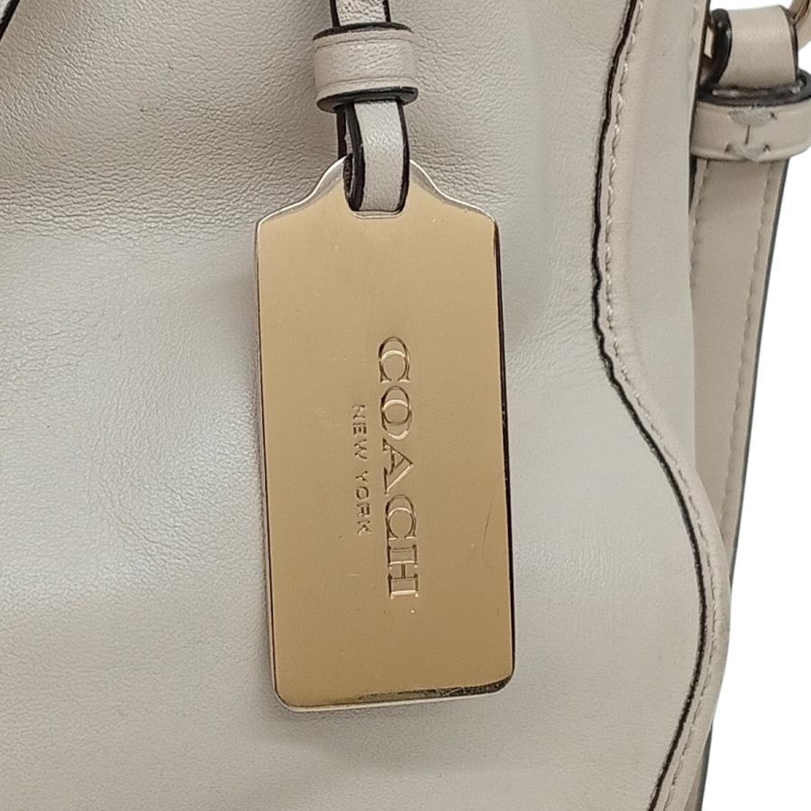 COACH（コーチ） レザーショルダーバッグ F32405 ベージュ