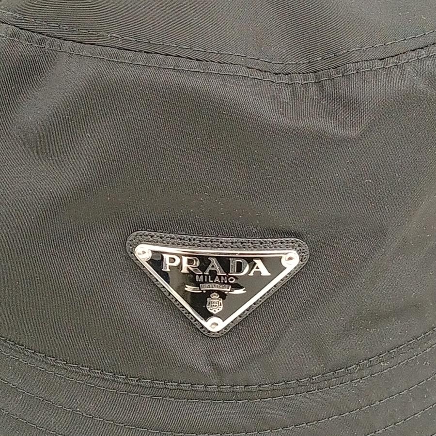 プラダ PRADA Re-Nylon ハット 1HC137 ブラック サイズ：M_4