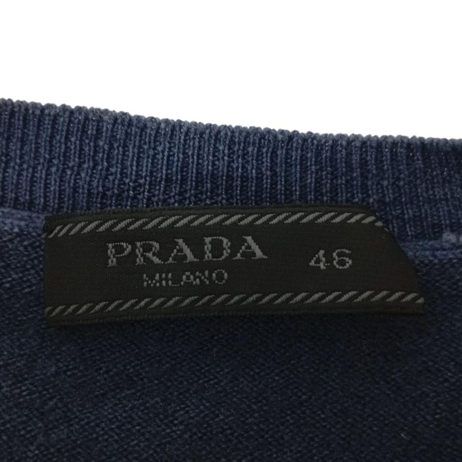 PRADA（プラダ） セーター SMM609 R112 KMQ ネイビー サイズ：46