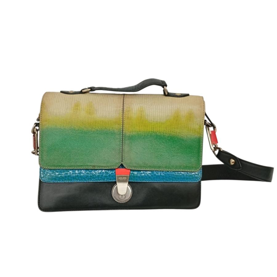 KENZO（ケンゾー） ショルダーバッグ グリーン : カインドオルYahoo!店 