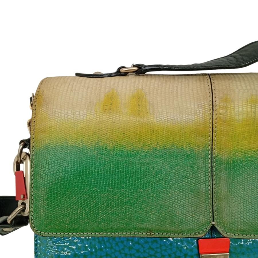 KENZO（ケンゾー） ショルダーバッグ グリーン : カインドオルYahoo!店 