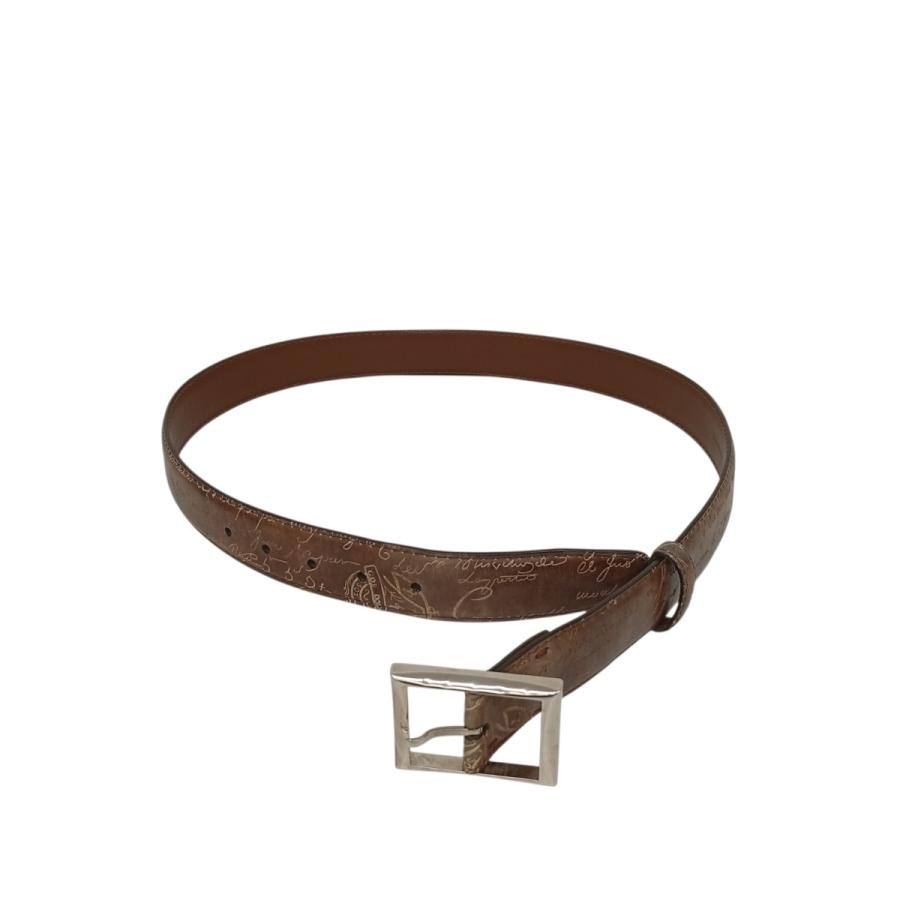 Berluti（ベルルッティ） カリグラフィ ベルト ブラウン